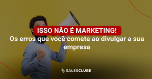MARKETING NÃO É ISSO