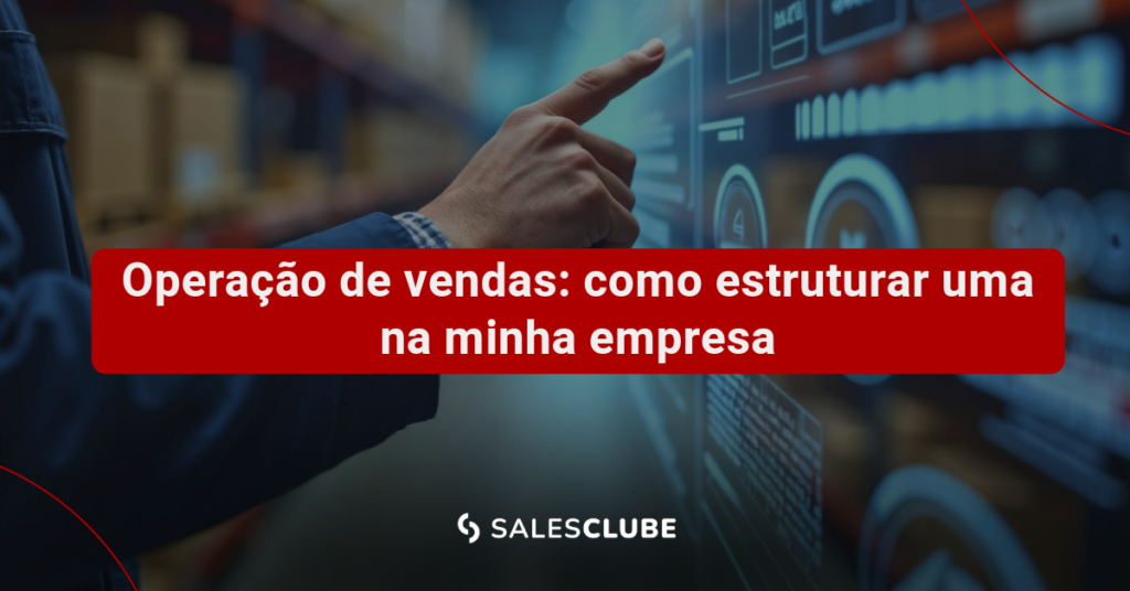 operação de vendas